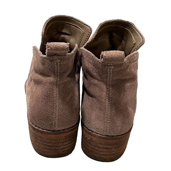 Dolce Vita Tan Suede Leather Tessey Ankle Booties - Picture 6 of 8